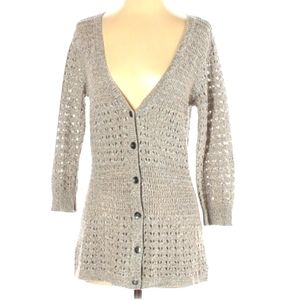 DKNY Jeans Women's V-neck Button-down Cardigan